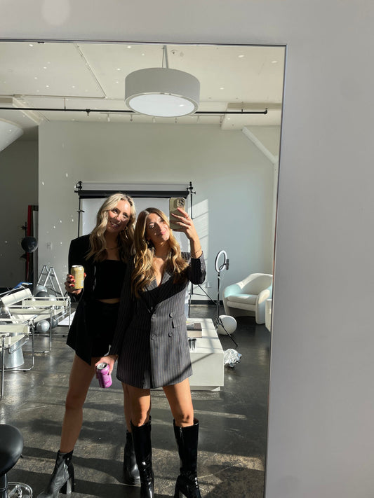 boutique owners at photoshoot