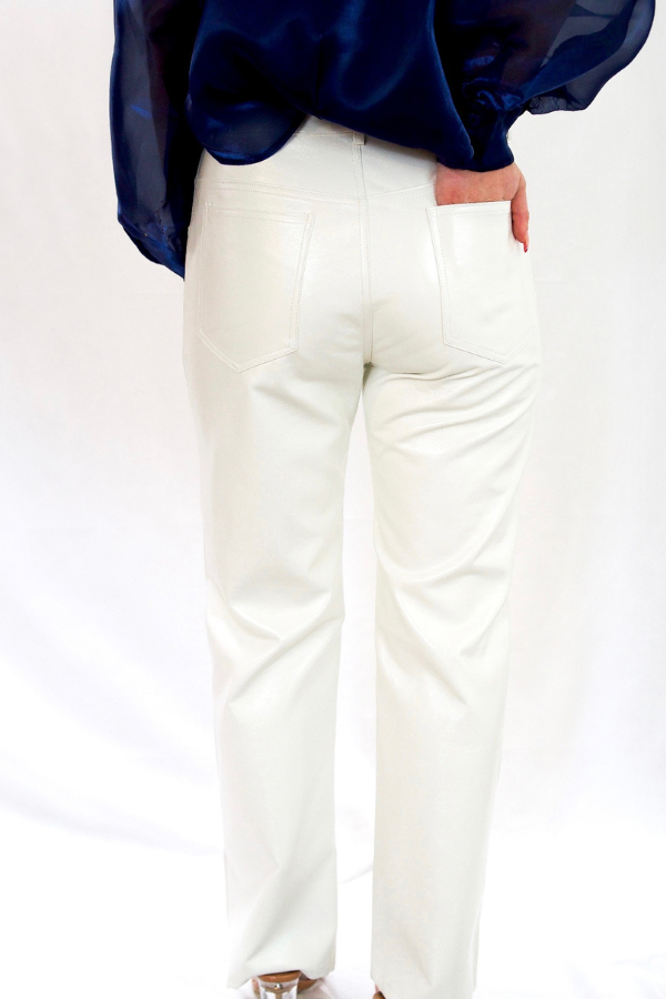 Glossy Leather Pant